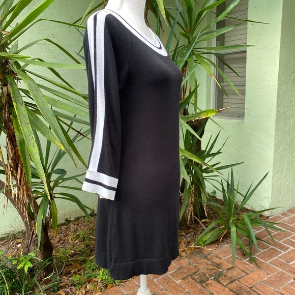 White House Black Market Dresses & Skirts - Black and White Sweater Dress